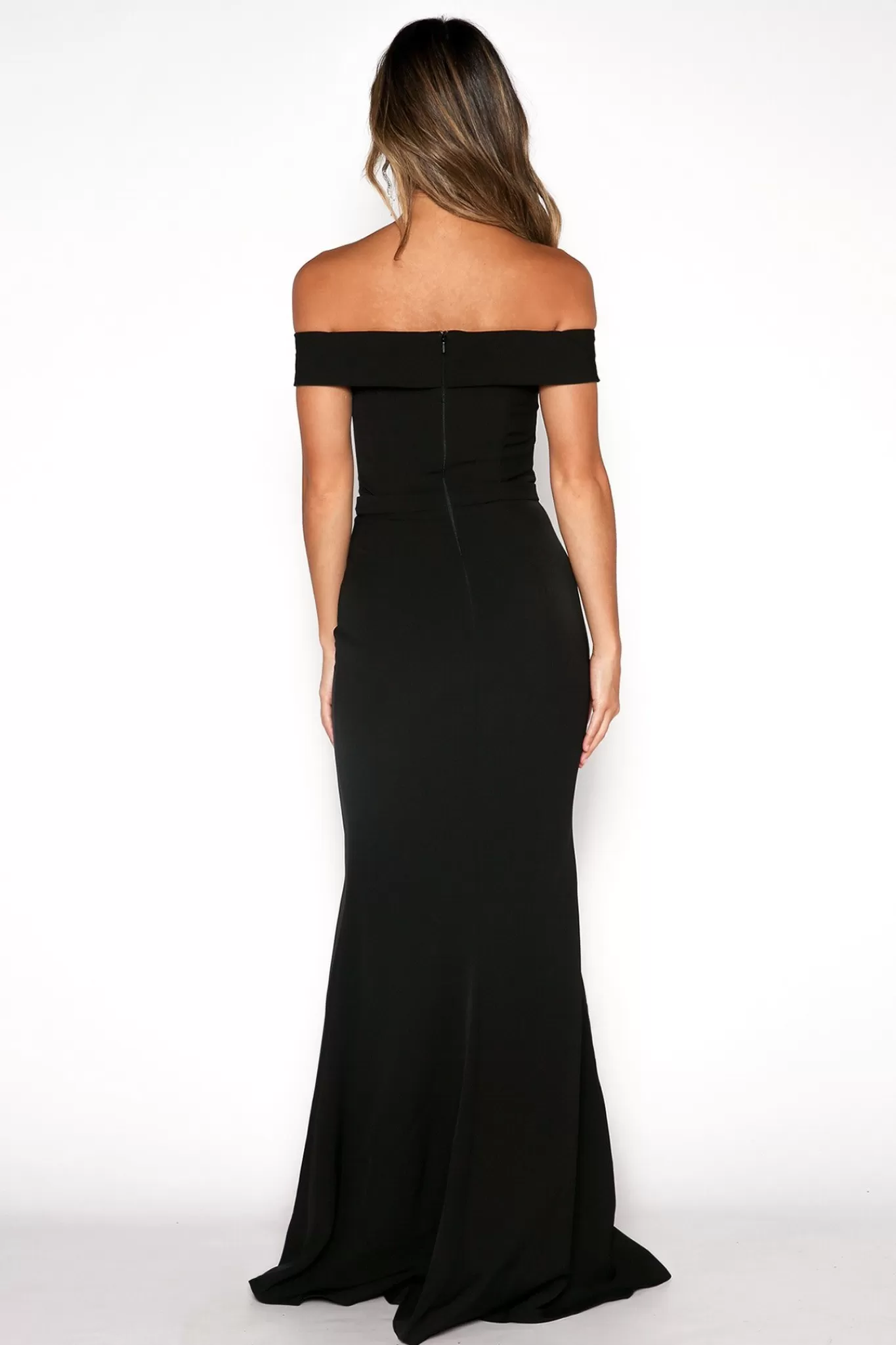 Women Hot Pink Dresses | Black Tie Dresses>Alyssa Maxi Dress - Black