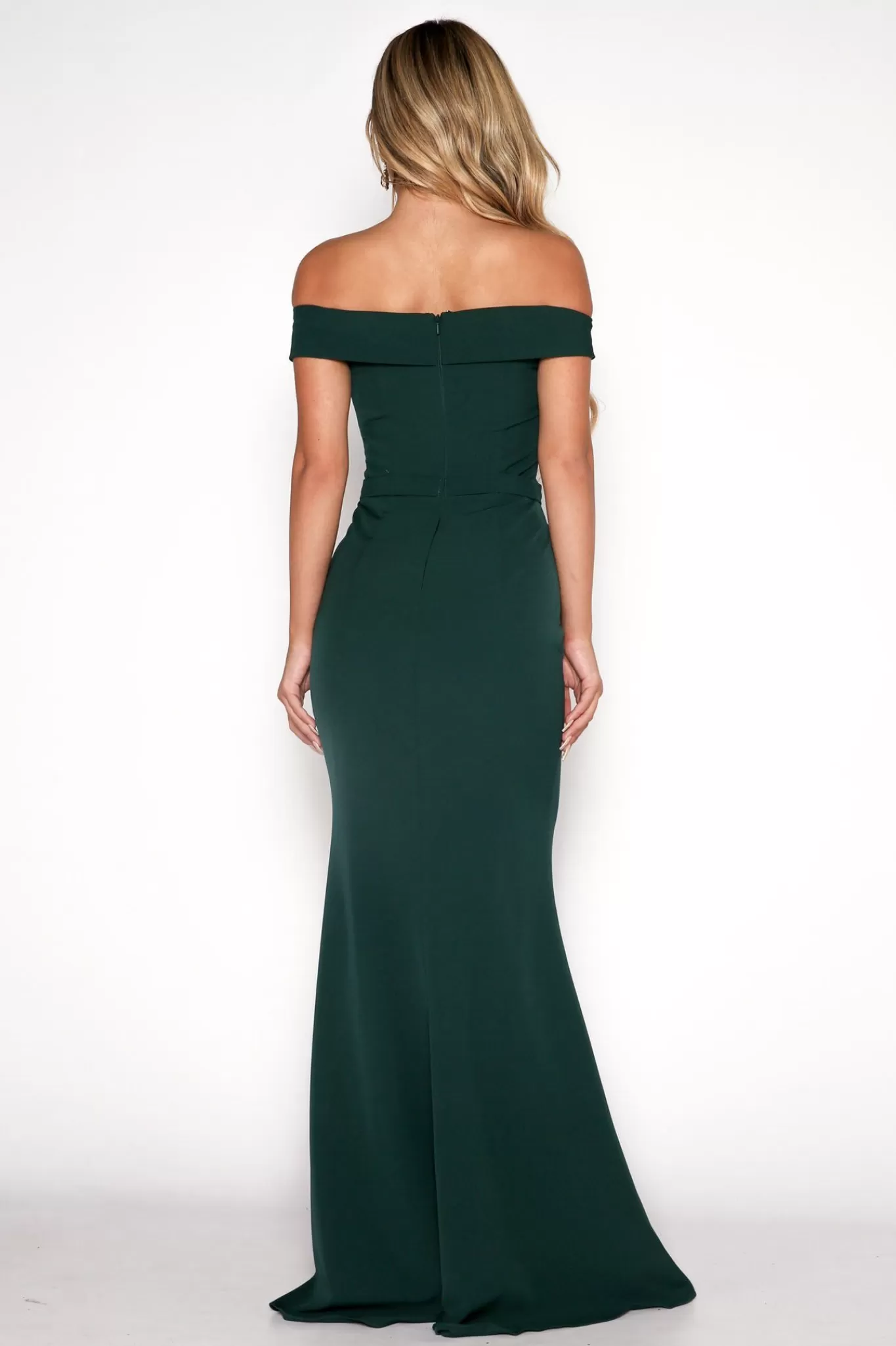 Women Hot Pink Dresses | Black Tie Dresses>Alyssa Maxi Dress - Dark Green