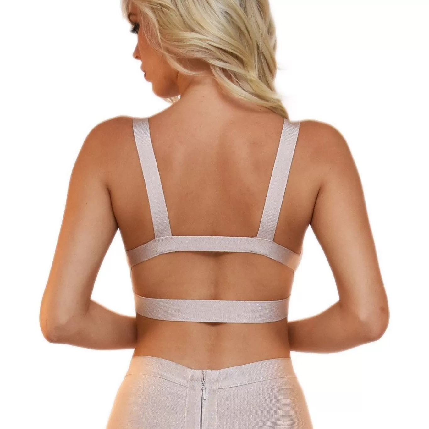 Women Noodz Boutique Tops>Ariana Bandage Bralette Top - Nude