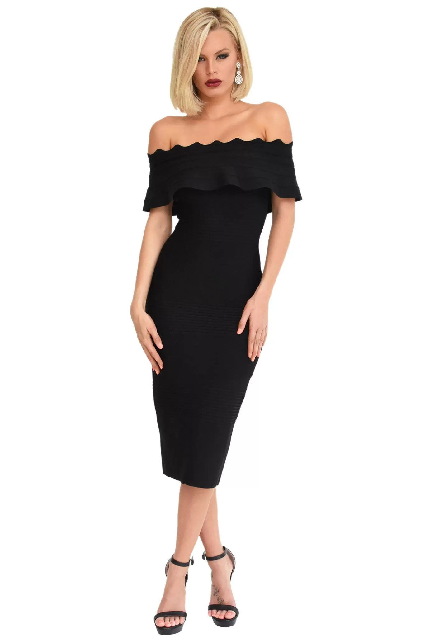 Women Noodz Boutique Dresses | Bandage Dresses>Danica Dress in Black