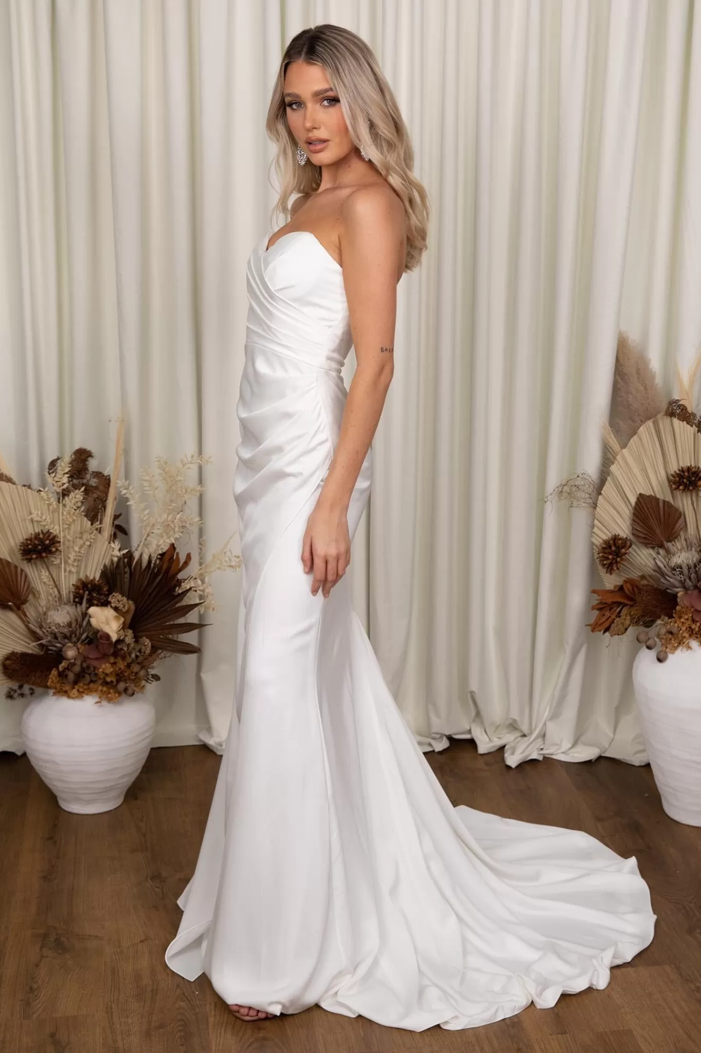 Women NBLUXE Dresses | Black Tie Dresses>Dove Gown - Ivory