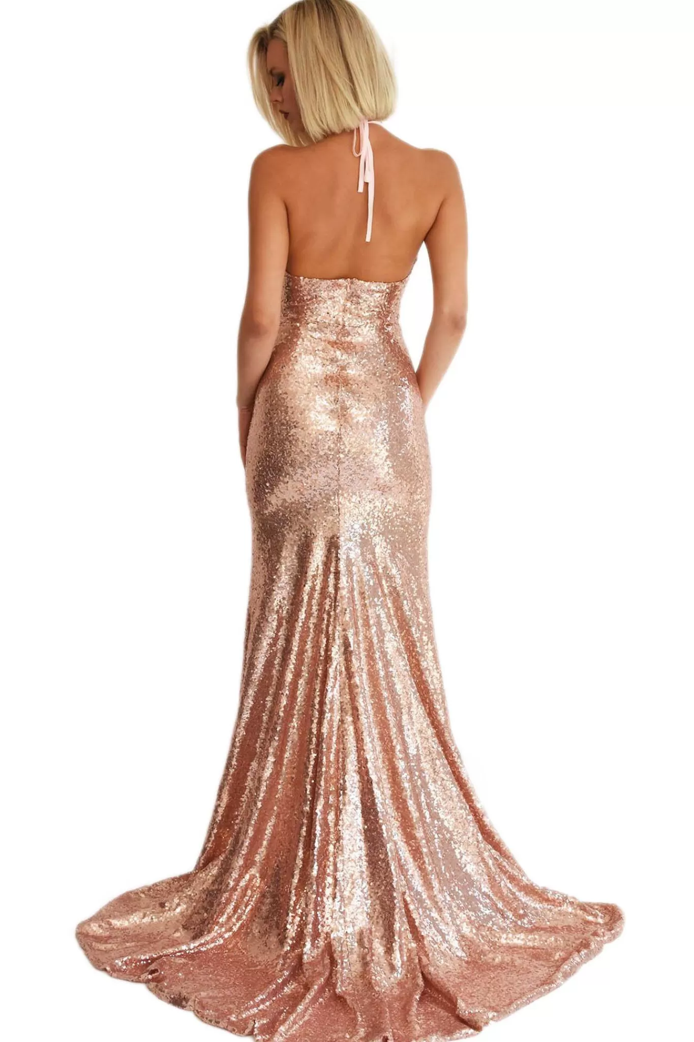 Women NBLUXE Formal Dresses | Dresses>Estellina Gown - Rose Gold (XL - Clearance Sale)