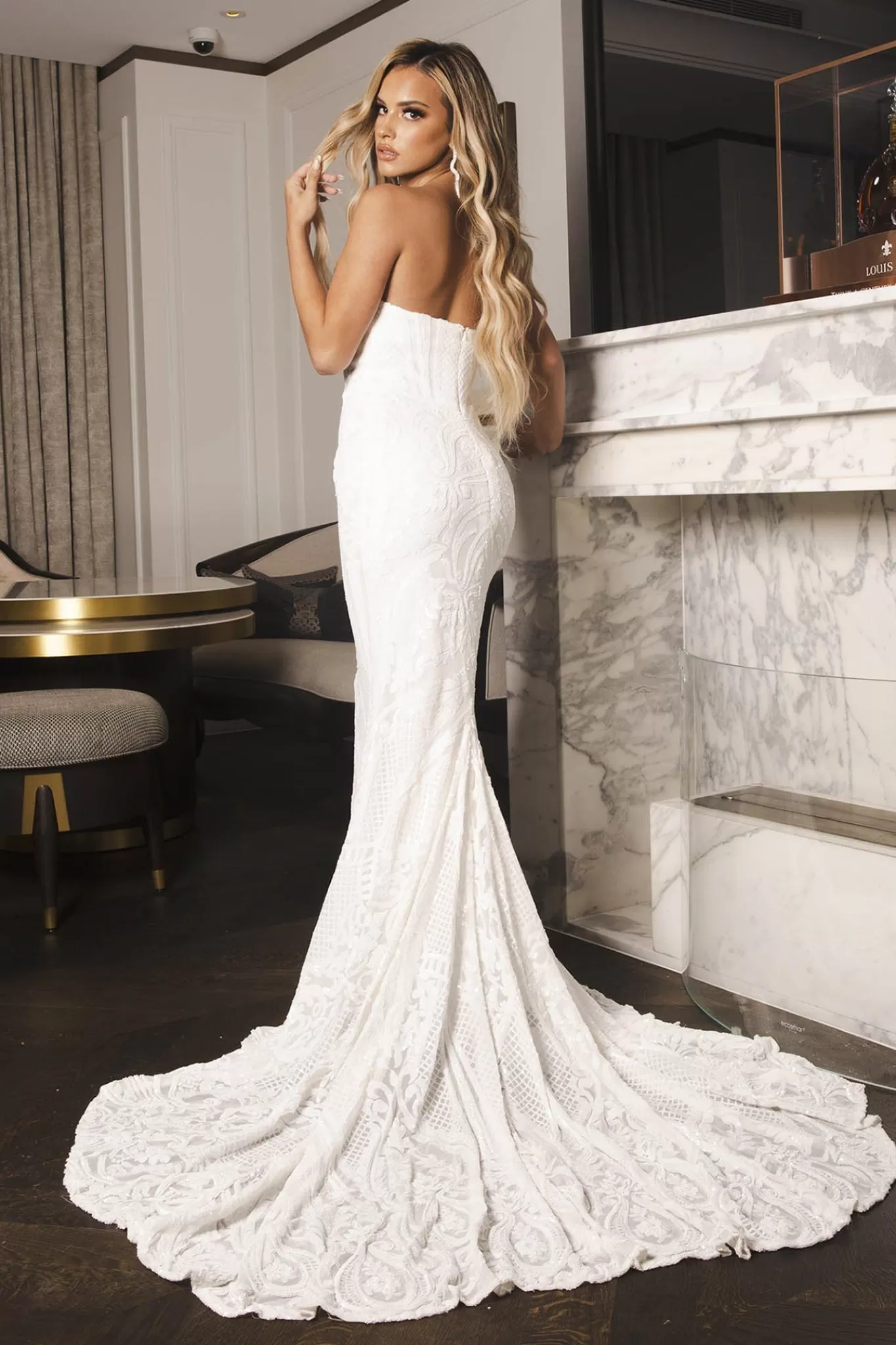 Women NBLUXE Dresses | Black Tie Dresses>Gianna Gown - White/White