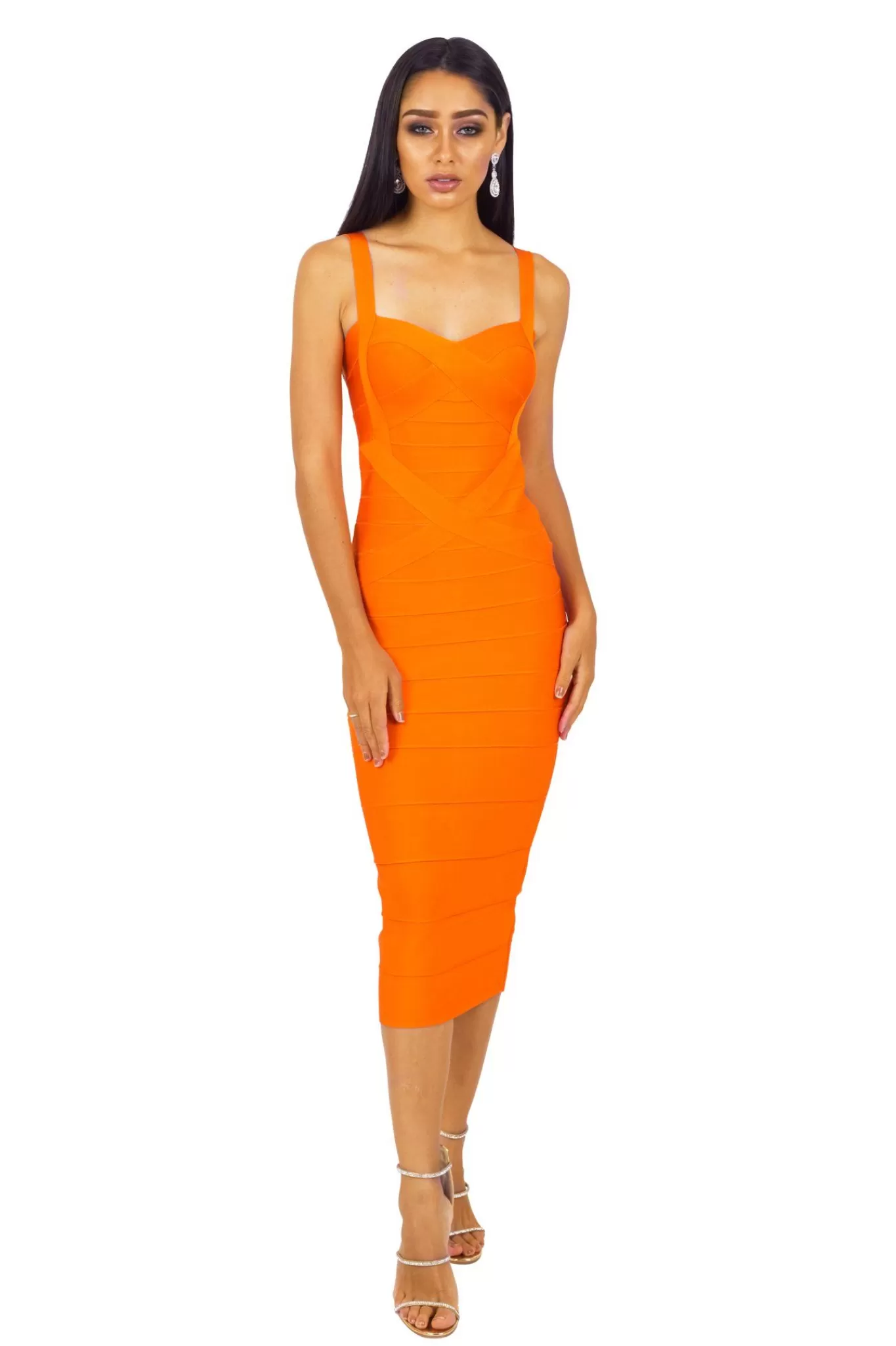 Women Noodz Boutique Dresses | Bandage Dresses>Hannah Dress - Orange