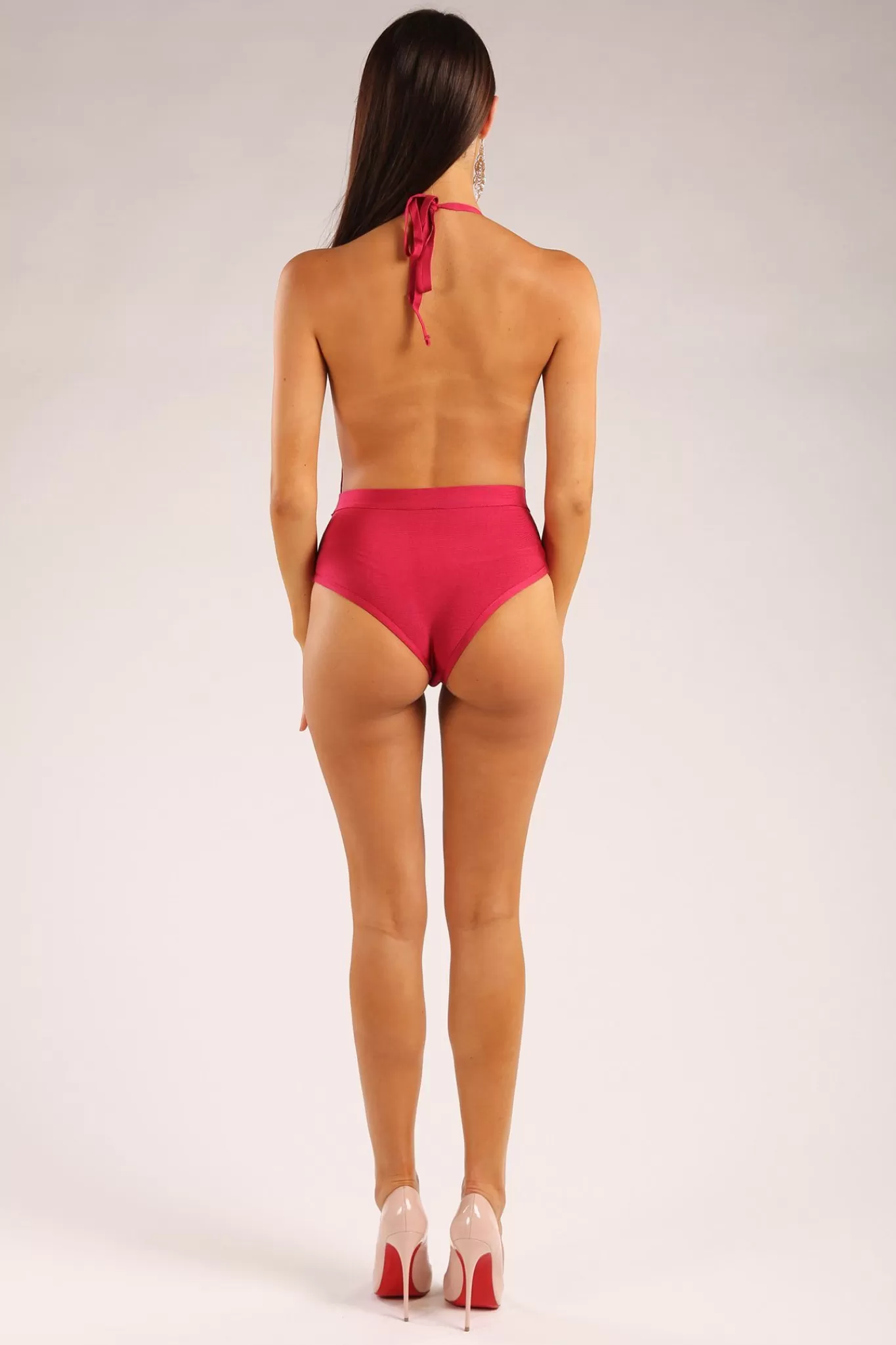 Women Noodz Boutique Swimwear/Bodysuits | Tops>Ibiza Swimsuit/Bodysuit - Hot Pink