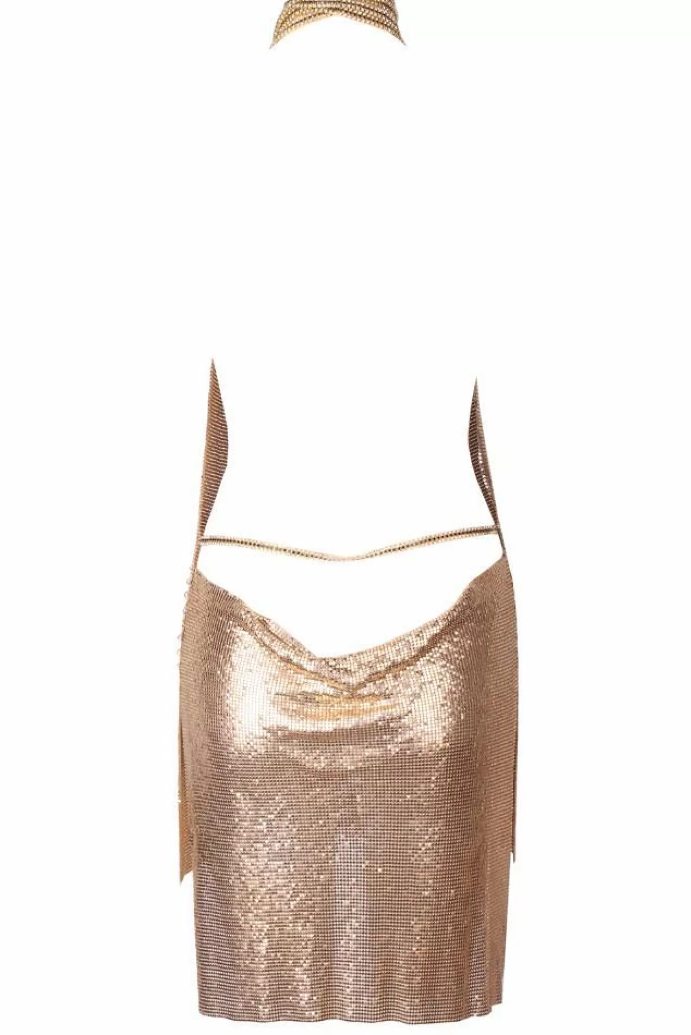 Women Noodz Boutique Dresses | Backless Dresses>Kenny Mini Dress - Gold