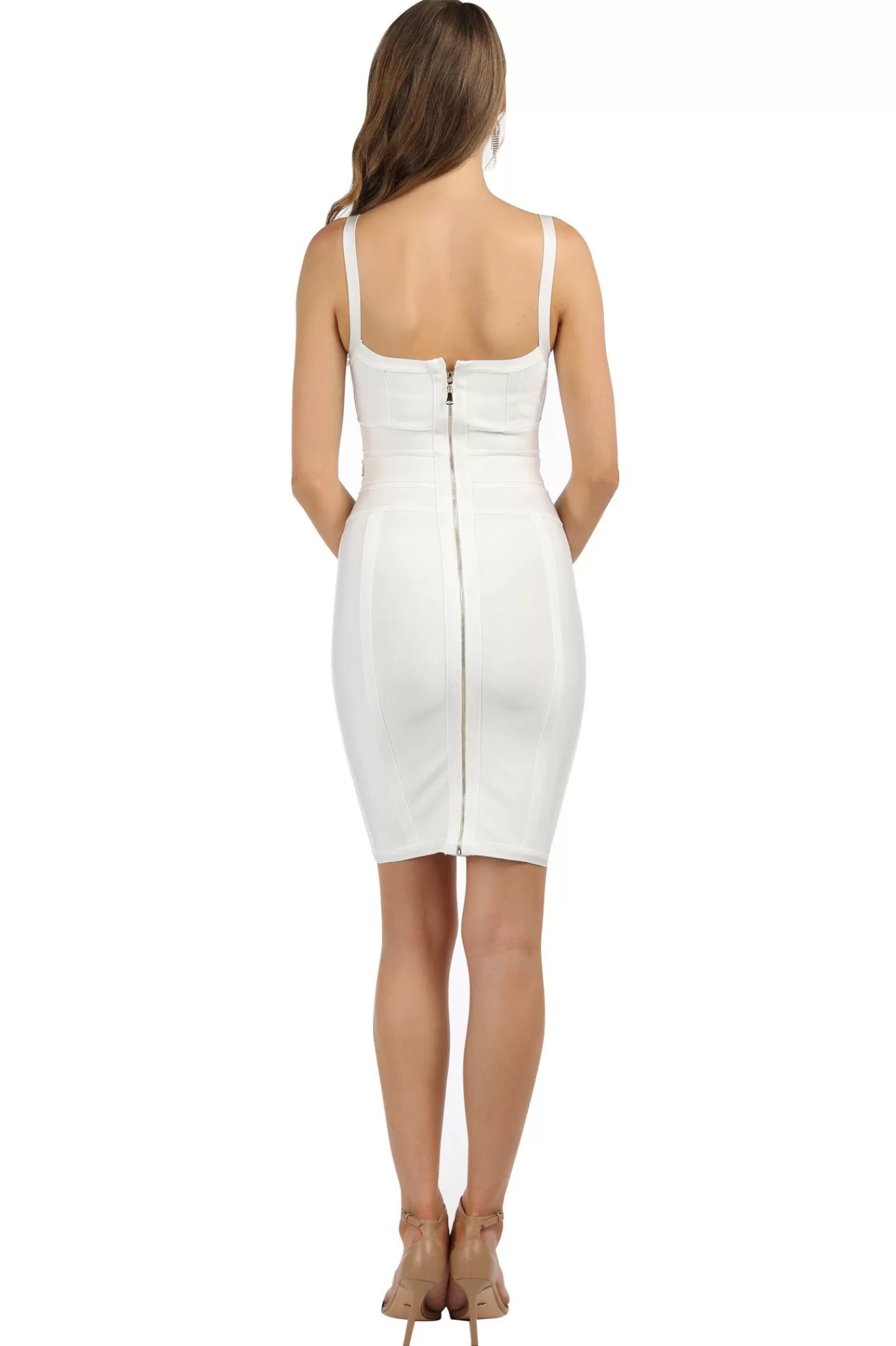 Women Noodz Boutique Dresses | Bandage Dresses>Luna Dress - White (L - Clearance Sale)