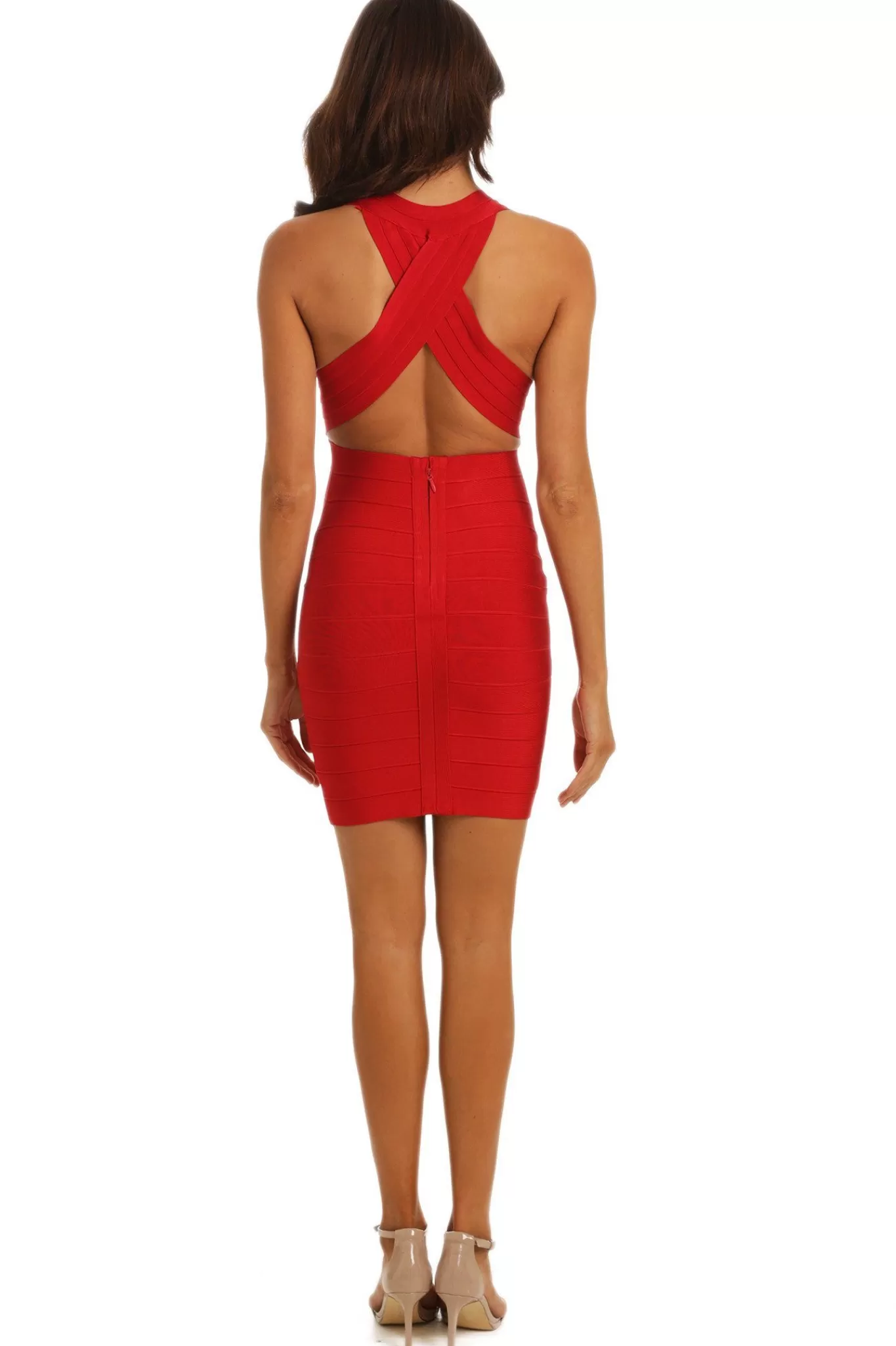 Women Noodz Boutique Dresses | Bandage Dresses>Margot Dress - Red