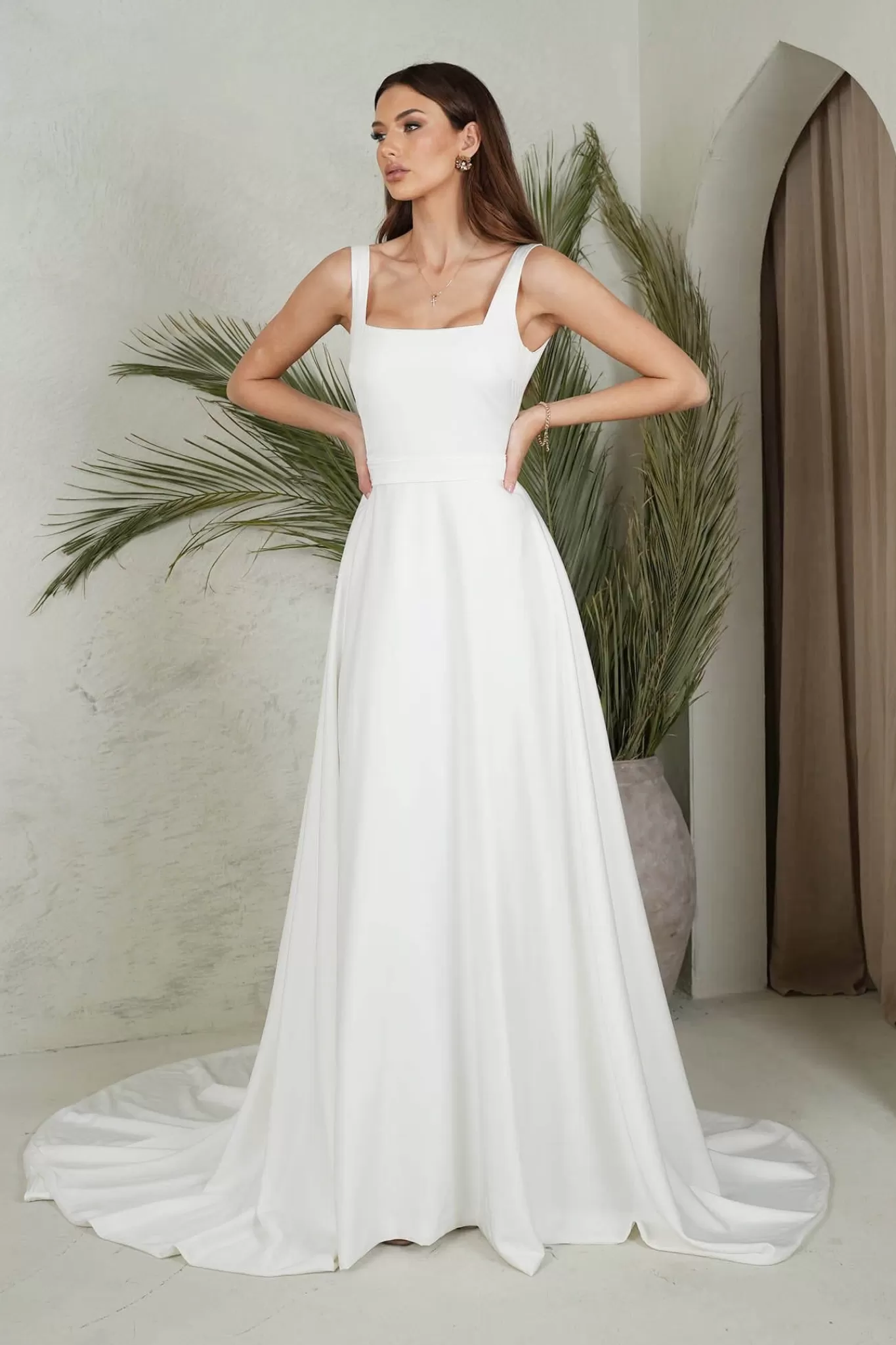 Women NBLUXE Dresses | Plus Size>SOPHIA Gown in Ivory