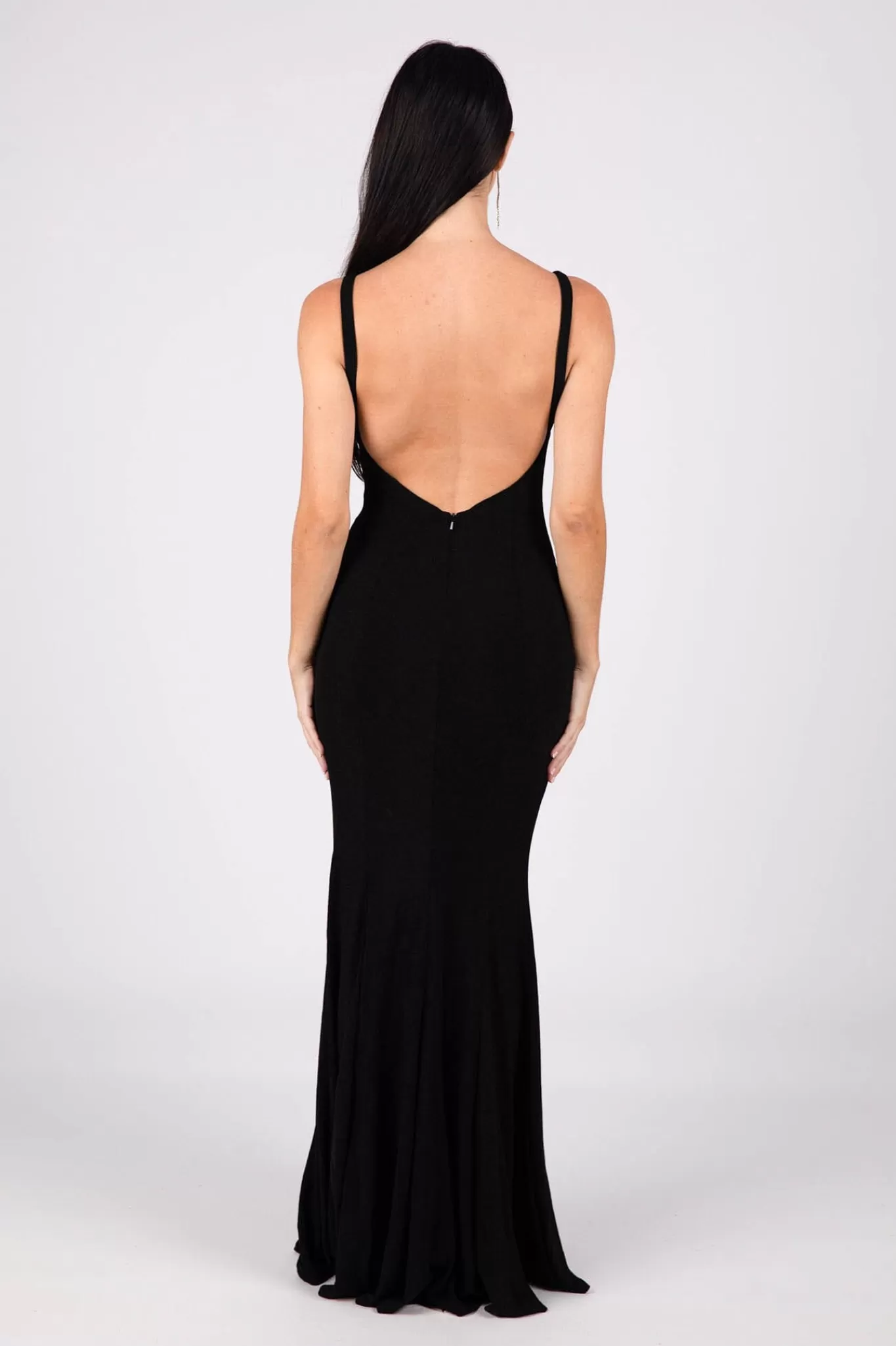 Women Hot Pink Dresses | Backless Dresses>Thalia Gown - Shimmer Black