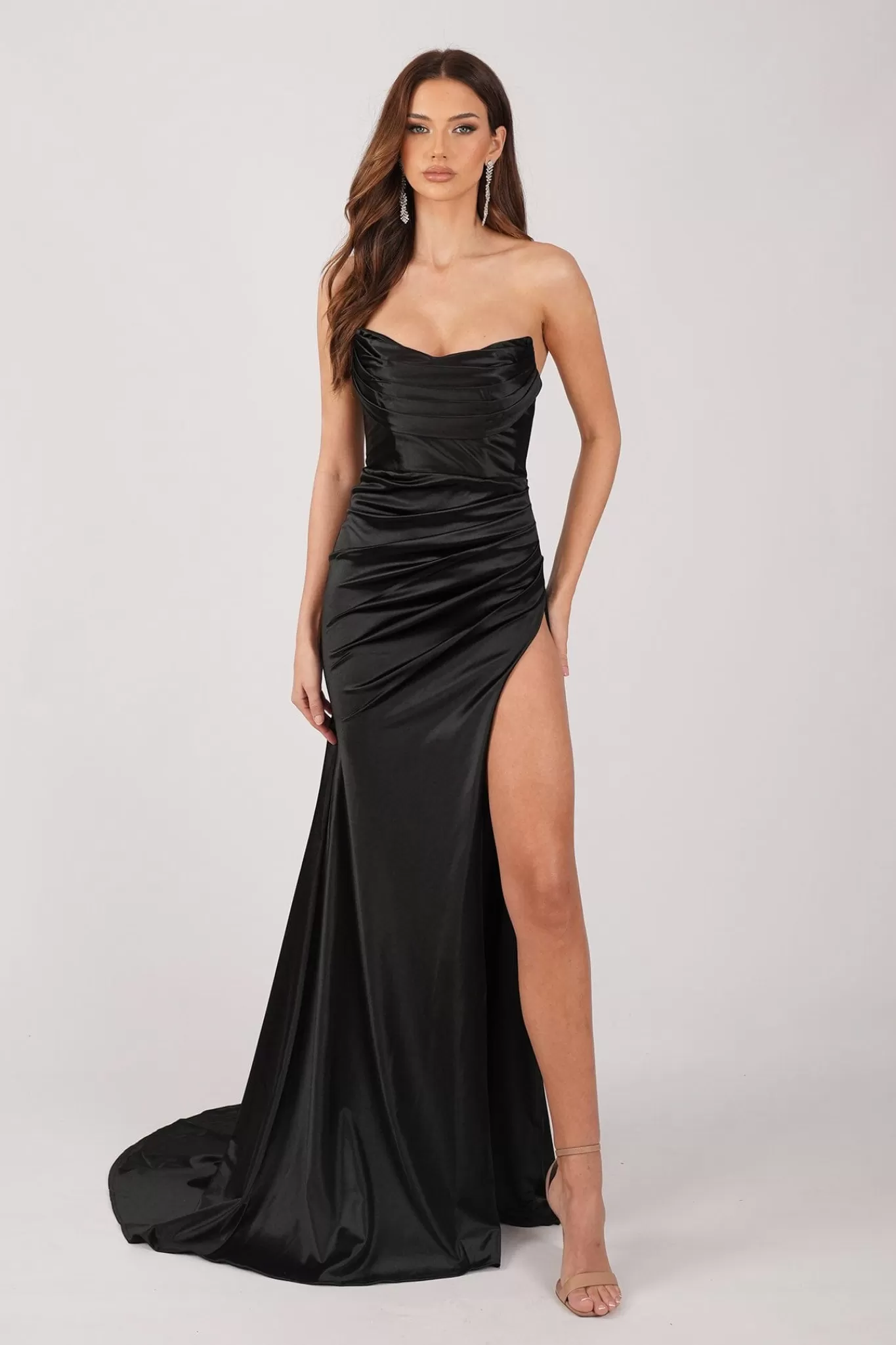 Women NBLUXE Dresses | Black Tie Dresses>Zaria Gown - Black