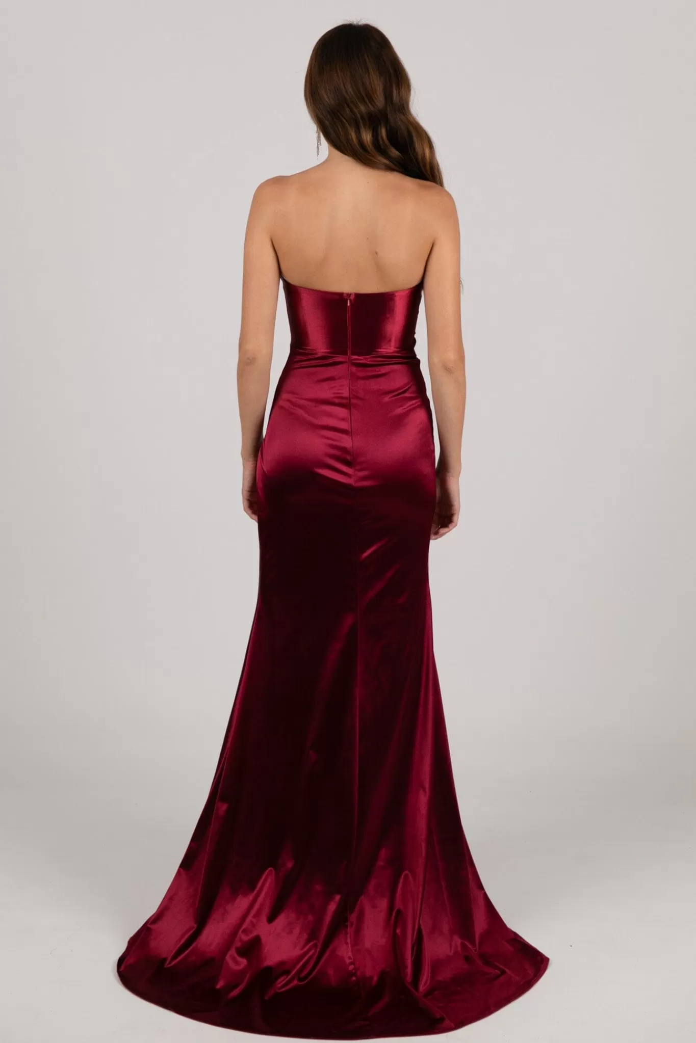 Women NBLUXE Black Tie Dresses | Dresses>Zaria Gown - Burgundy