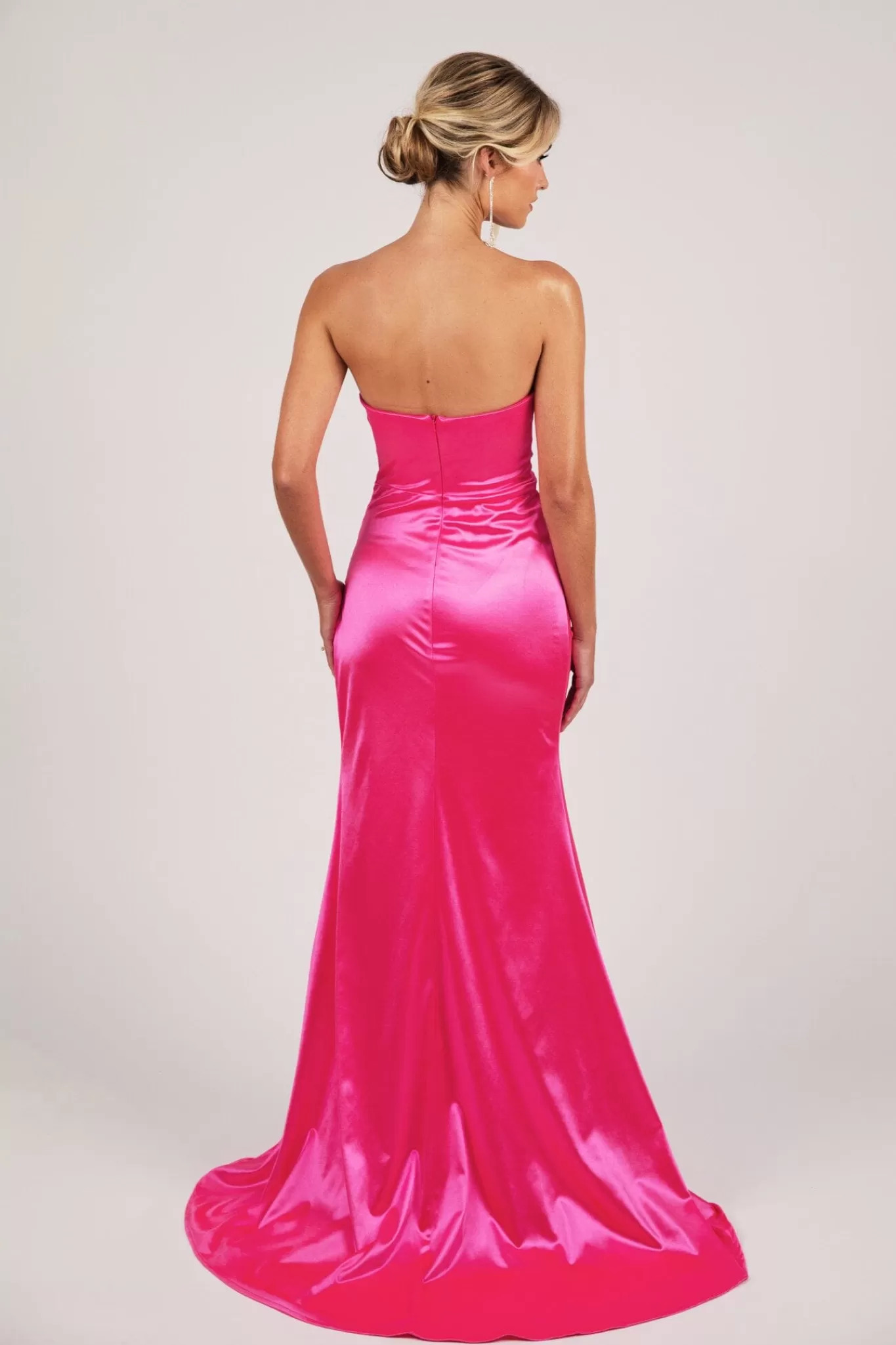 Women NBLUXE Dresses | Black Tie Dresses>Zaria Gown - Hot Pink