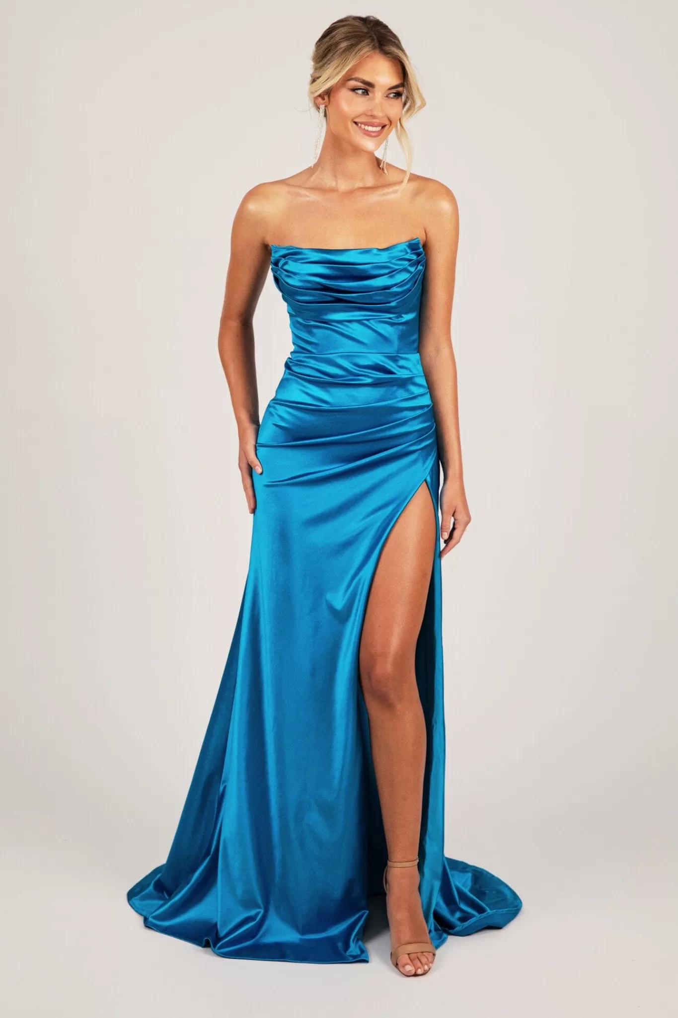 Women NBLUXE Dresses | Black Tie Dresses>Zaria Gown - Sky Blue